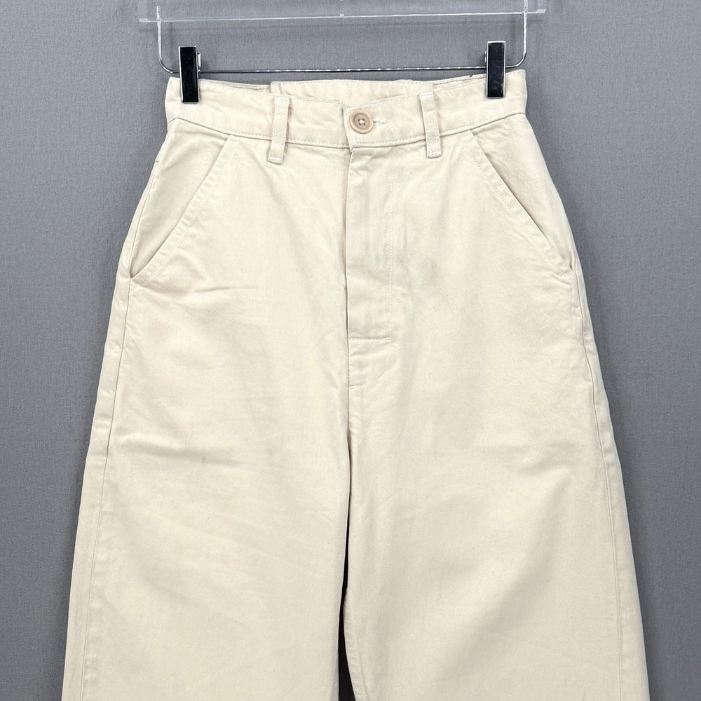 RUDY JUDE Adult Lace Back Big Jean Size 1 Cream Organic Cotton Barrel - Picture 3 of 16
